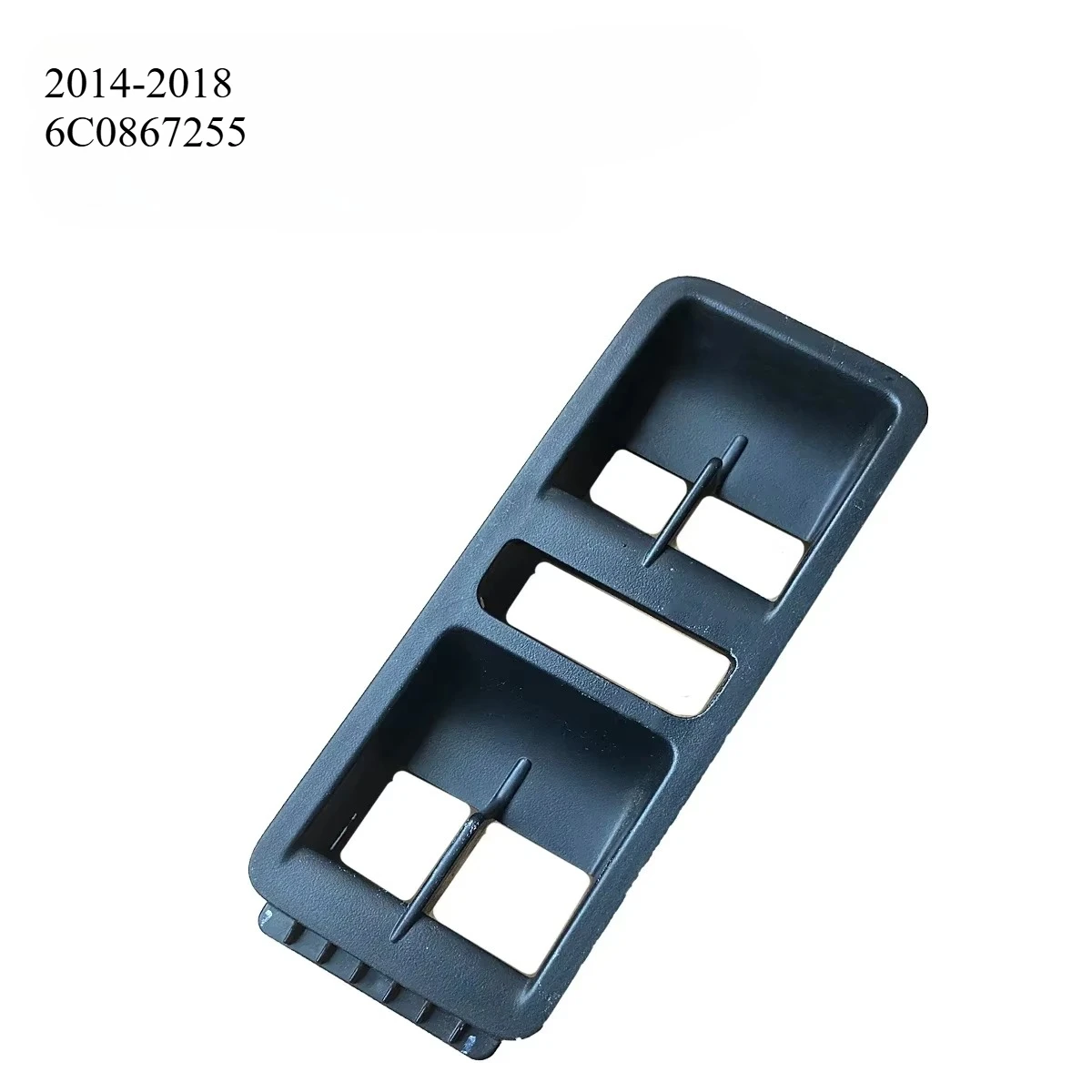 1PC Window Lift Switch Button Panel Trim For VW Polo 5 6R 6C MK5 GTI Cross 2010-2013 2014-2018 6C0867255  6R0867255