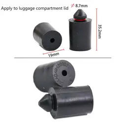 5Pcs Car Rubber Hood Stop Buffer Bumper Support Car Bumper Door Overslam Universal Shock Absorber Pads For Nissan For Hyundai