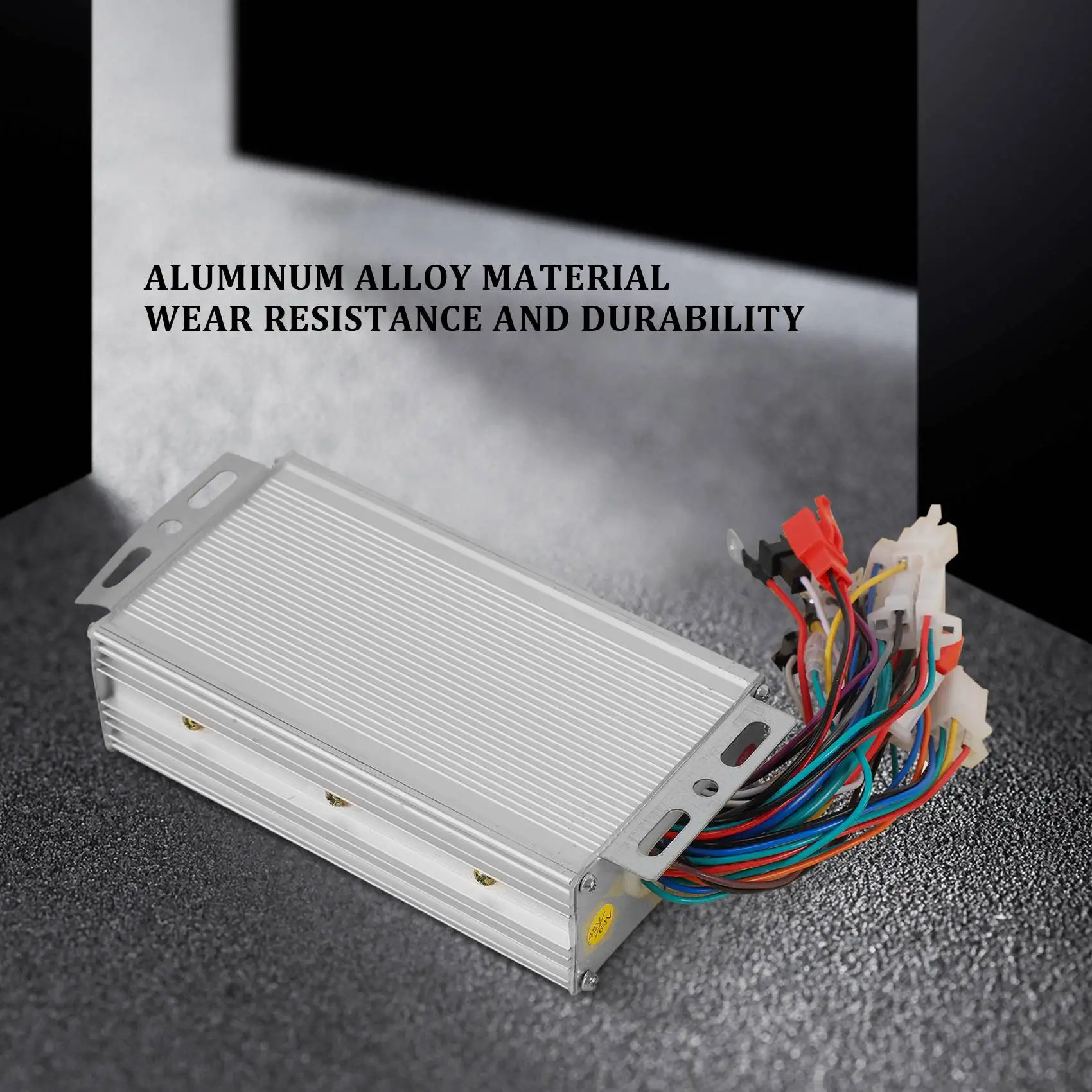 ตัวควบคุมมอเตอร์ไร้แปรงถ่านสำหรับจักรยานไฟฟ้าสกู๊ตเตอร์มอเตอร์อลูมิเนียมอัลลอยด์ไร้แปรงถ่าน48V 500W