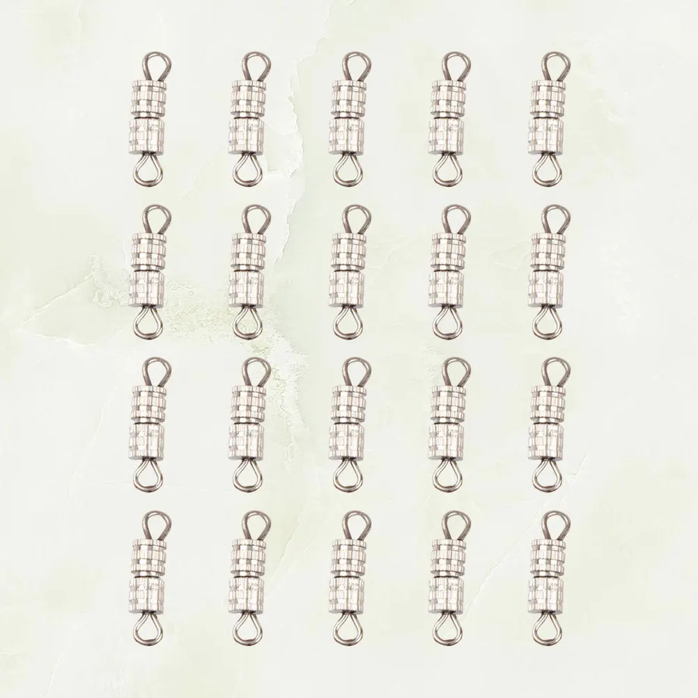 

100Pcs Copper Screw Lock Barrel Turnbuckles Jewelry Clasps for Necklace Bracelet DIY Jewellery Making Accessories