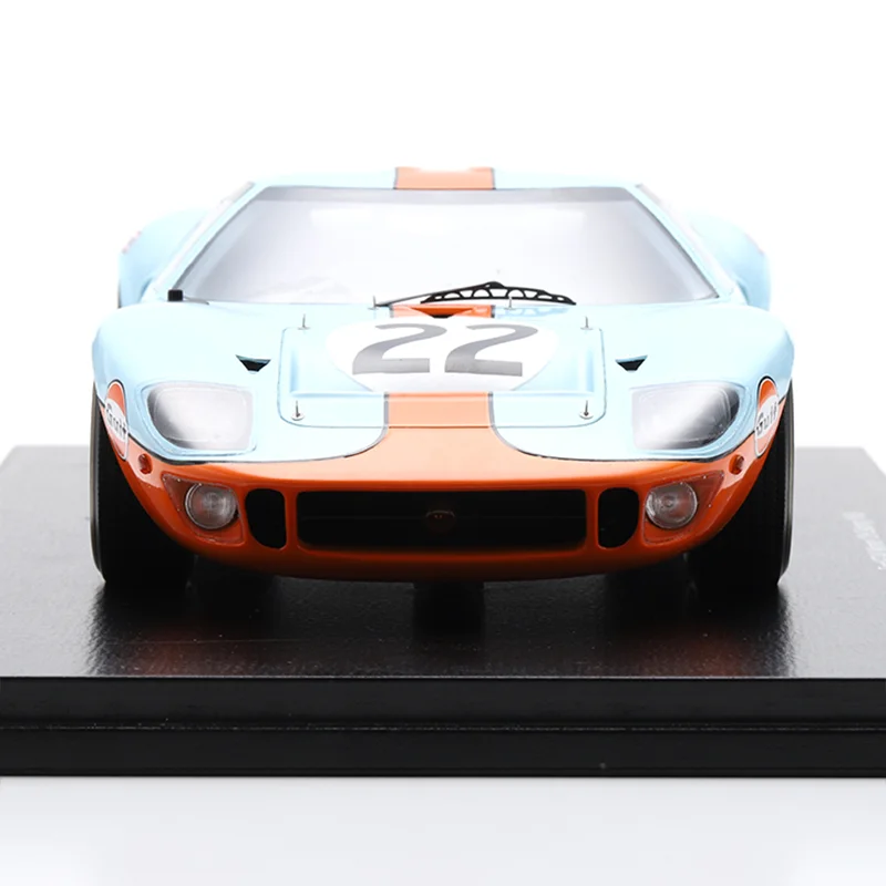 Nuevas existencias Spark 1:18 Ford Gt40 No. 22 campeón 12 horas Sebreing 1969 Figment resina miniatura modelo de coche fundido a presión juguetes personalizados regalos