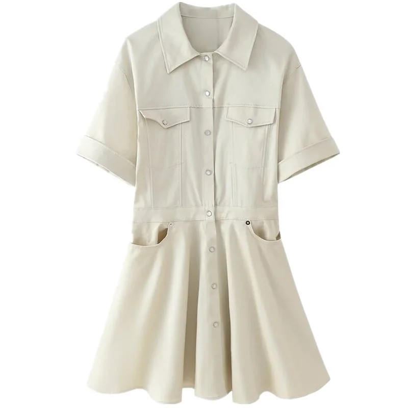 تنورة نسائية لربيع 2025 متعددة الاستخدامات ort Sve بحاشية واسعة ort Dr كاجوال للتنقل Sle تناسب كل مباراة #5