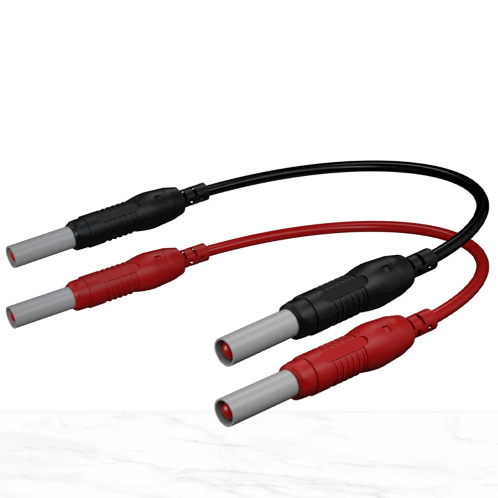 

2PC Set of 100cm Banana Test Leads for MultiMeter Featuring Safety Connectors and Flexible PVC Wire for Easy Handling