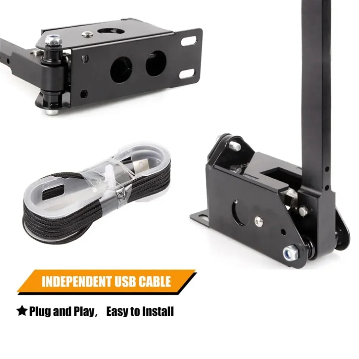 AT-Aluminum Alloy Universal Fit Dustproof Car Racing G25 G27 G29 T500 USB Driverless Pc Lineal Game Hand