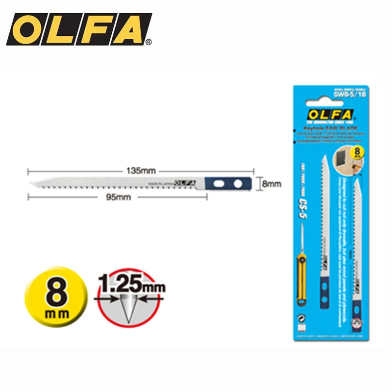 1pc OLFA SWB-5/1B Saw Cutter Knife Blade 8mm Replacement Blade,Made In Japan