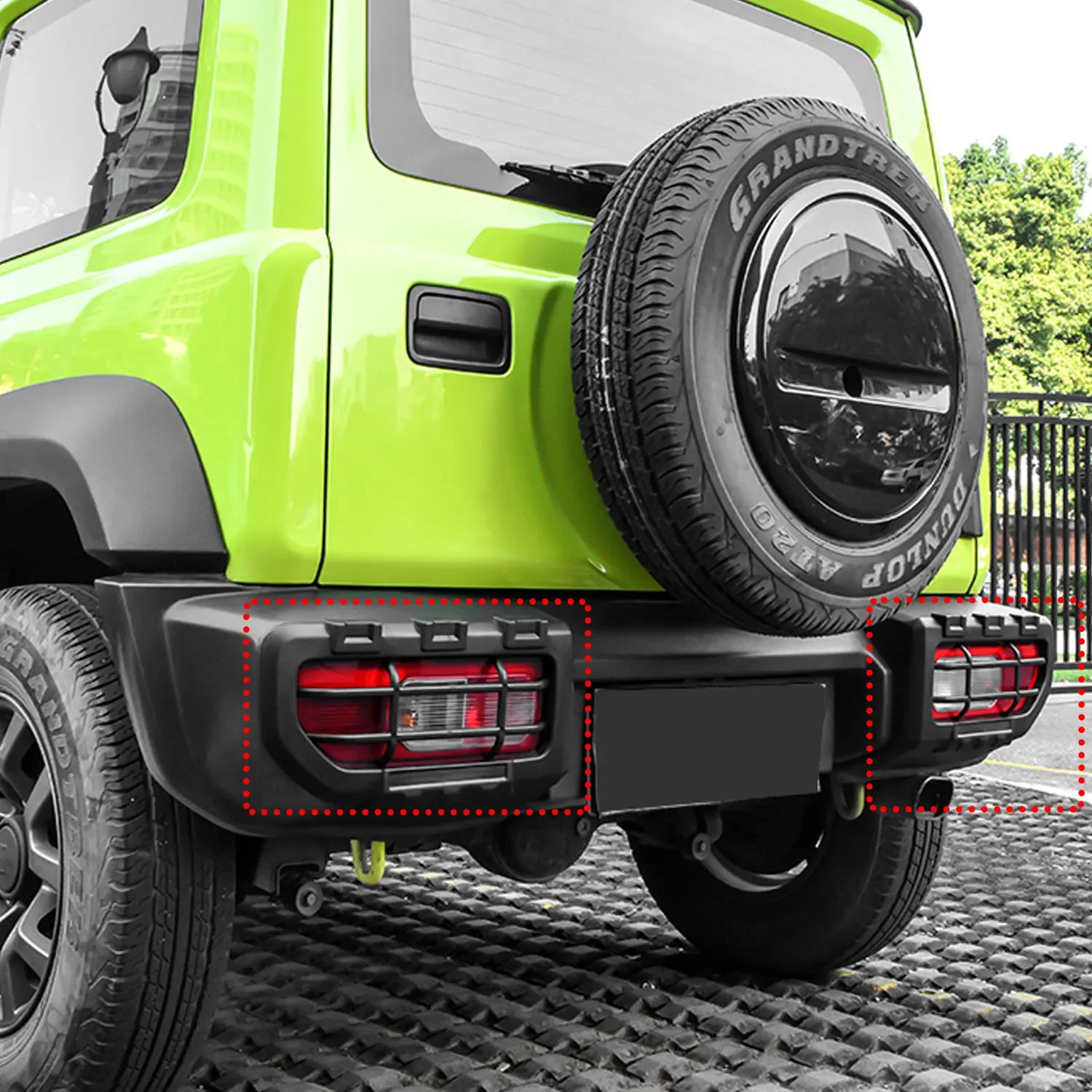 Suitable for Suzuki Jimny 2019-2026 Models, Car Tail Light Cover Protective Cover Decorative Strip Protector, Light Cover, Exterior Accessories