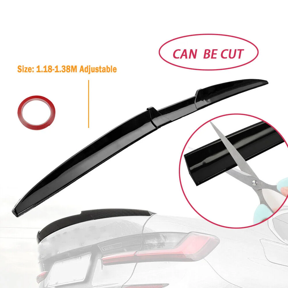 Car Universal Roof Spoiler Tail Spoiler Trunk Wing DIY Refit Spoiler Poiler Wing Racing Trunk Spoiler Auto Spoiler Universale