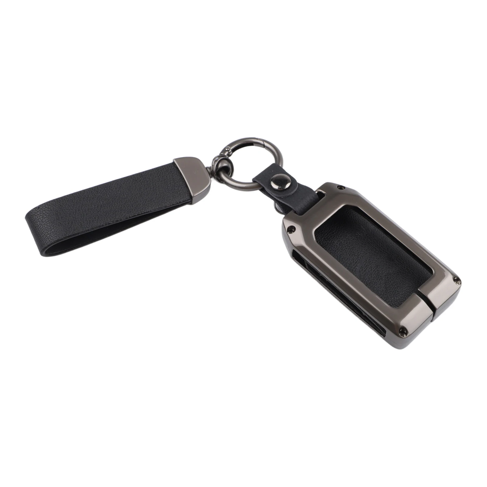 Keyless Entry Protector Leather Key Case Key Protection Accessory Precise Signal Alignment Cowhide Leather For Volvo XC40