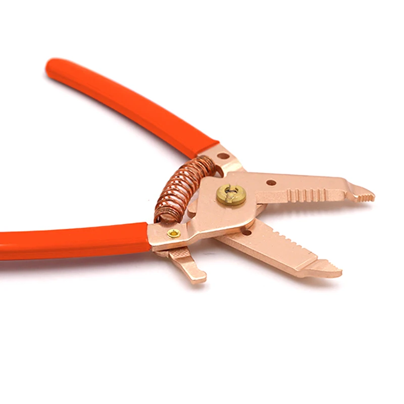 CHKJ-2025NEWWEDO Pelacables eléctrico profesional alicates de prensado herramienta multifunción de mandíbula dentada de cobre y berilio para electricidad