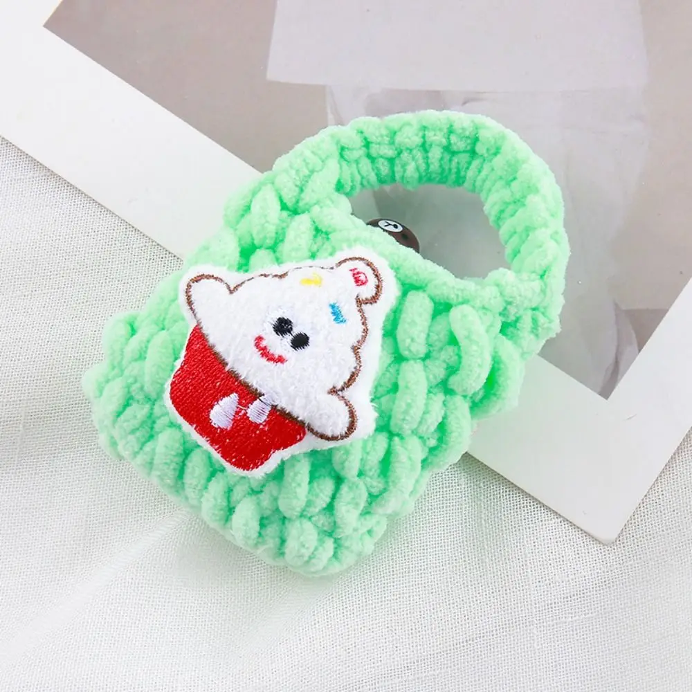 1 Pc Earphone Knitted Bag Hamburg Headset Cover Handmade Earphone Case Headset Charging Box Cute Mini Storage Case