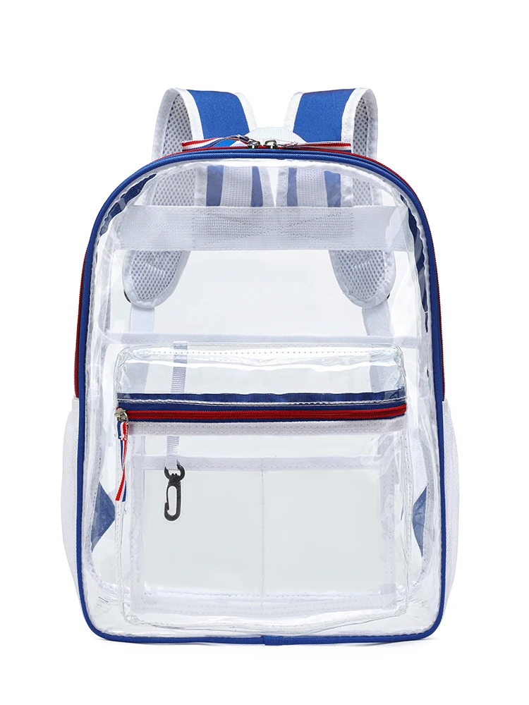 

New Thiened Wear-resistant Transparent Me Double oulder Bag Large Capaci Waterproof Rainproof for Junior And High Sch...