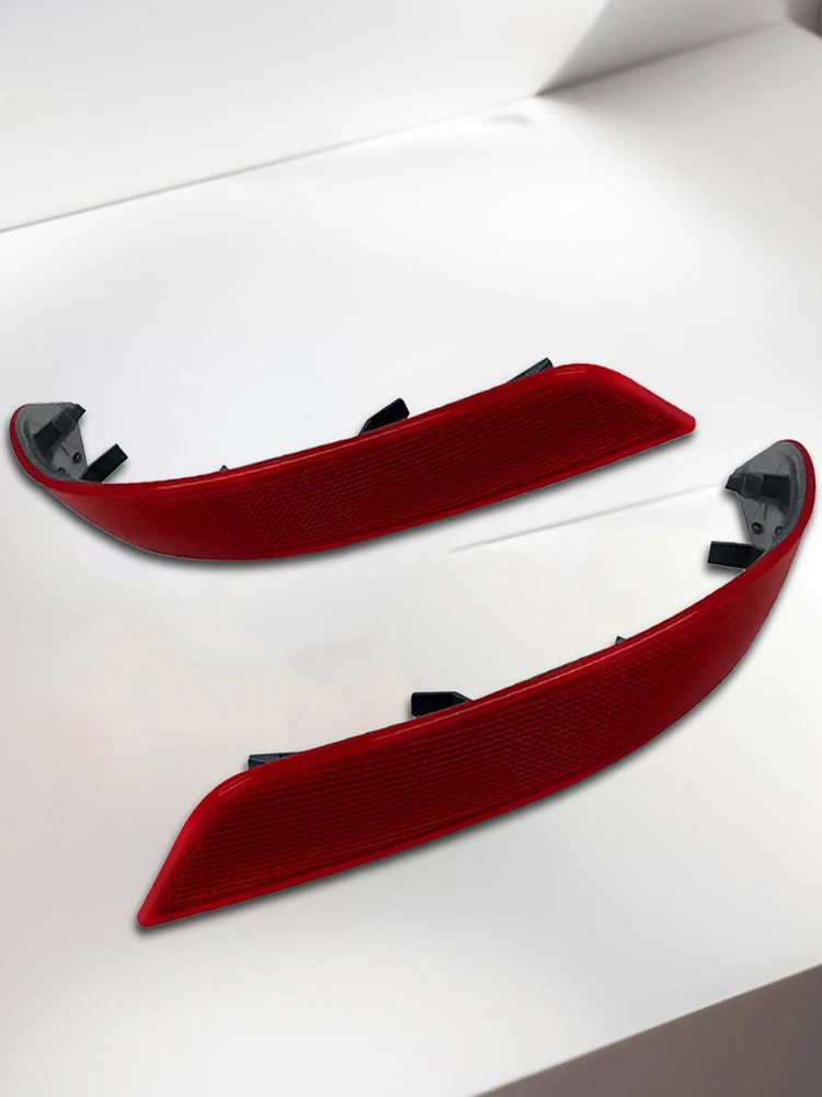 

Warn Light Red Lens Replace 1648200974 1648201074 Rear Bumper Brake Light Reflector Compatible with GL-Class X164 2010-2012