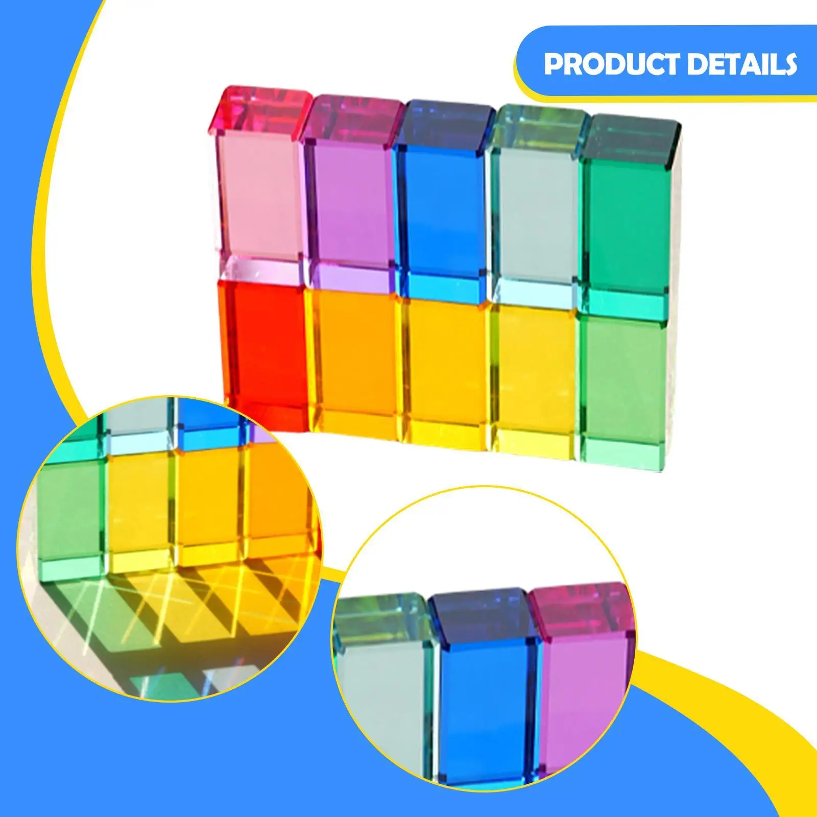 10pcs-rainbow-blocks-rectangle-baby-learn-color-stacking-toy-acrylic-strip-blocks-sensory-toys-for-preschool-children