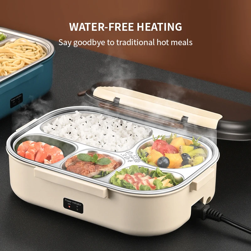 Water free electric lunch box, hot rice artifact, car mounted with rice lunch box, plug-in electric heating insulated lunch box