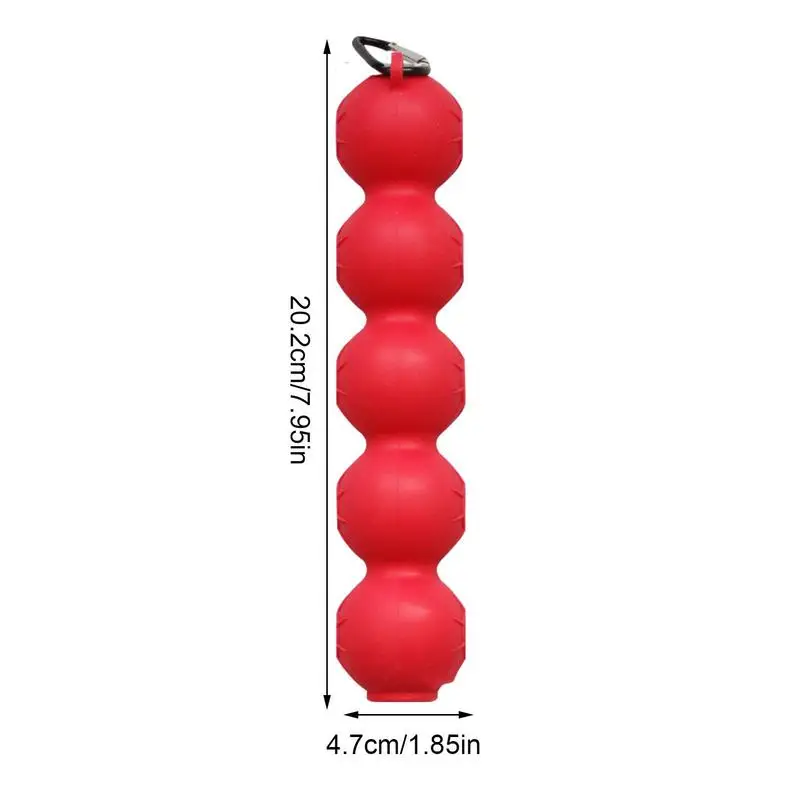 NEW Portable Golf Ball Protective Holder Cover Golf Ball Silicone 5 Ball Case Cover Golf Training Sports Accessories 3 Colors