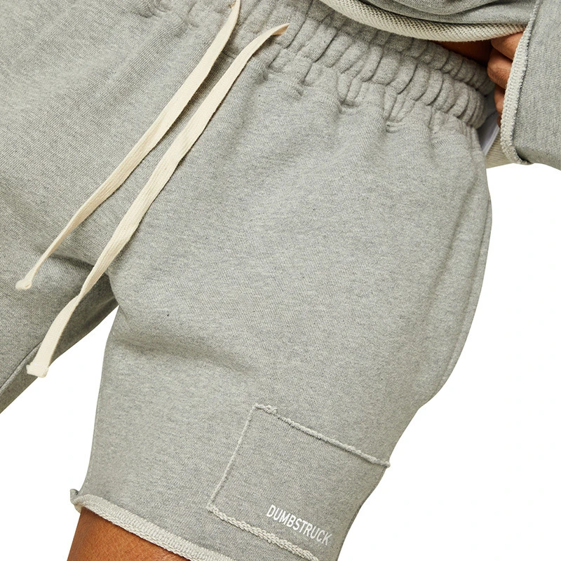 Verão correndo shorts de algodão frill esportes jogging shorts de fitness treinamento dos homens ginásio esporte praia calções masculinos hip hop