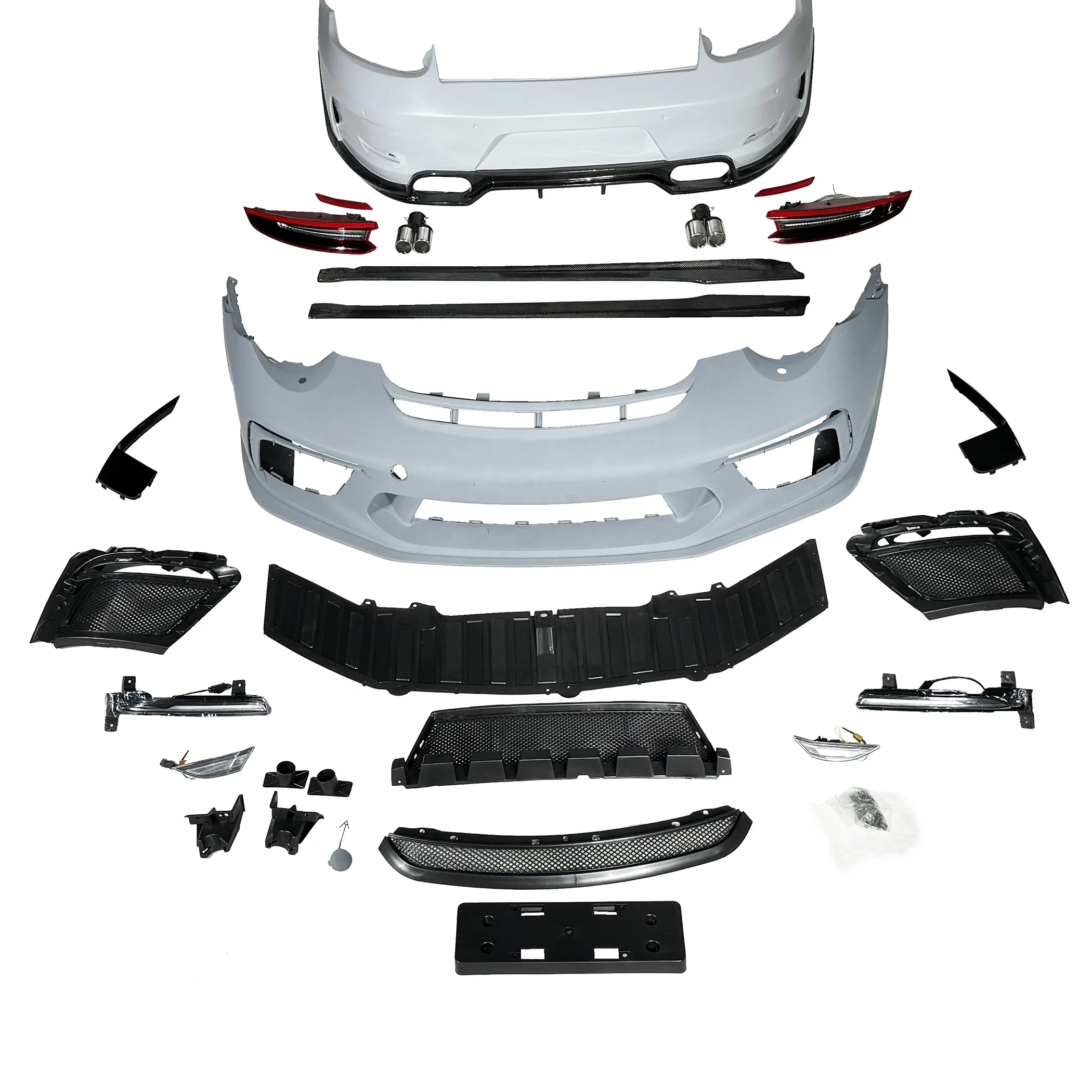 STLF 991.2 Body Kit for Porsches 997 Facelift Body Kit for Porsches 911 2005-2011 997 to 991 Body Kit