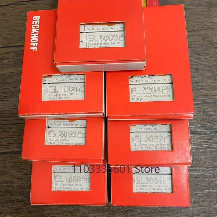 Brand New Original BECKHOFF PLC Module EL1904  EL2904  EL1809  2889  EL1008  EL2008  EL3204  EL3062  EL3064