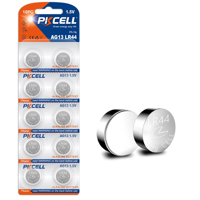 100PC PKCELL AG13 LR44 357A S76E G13 Bateria guzikowa 1.5V alkaliczna do kalkulatora termometr elektryczny