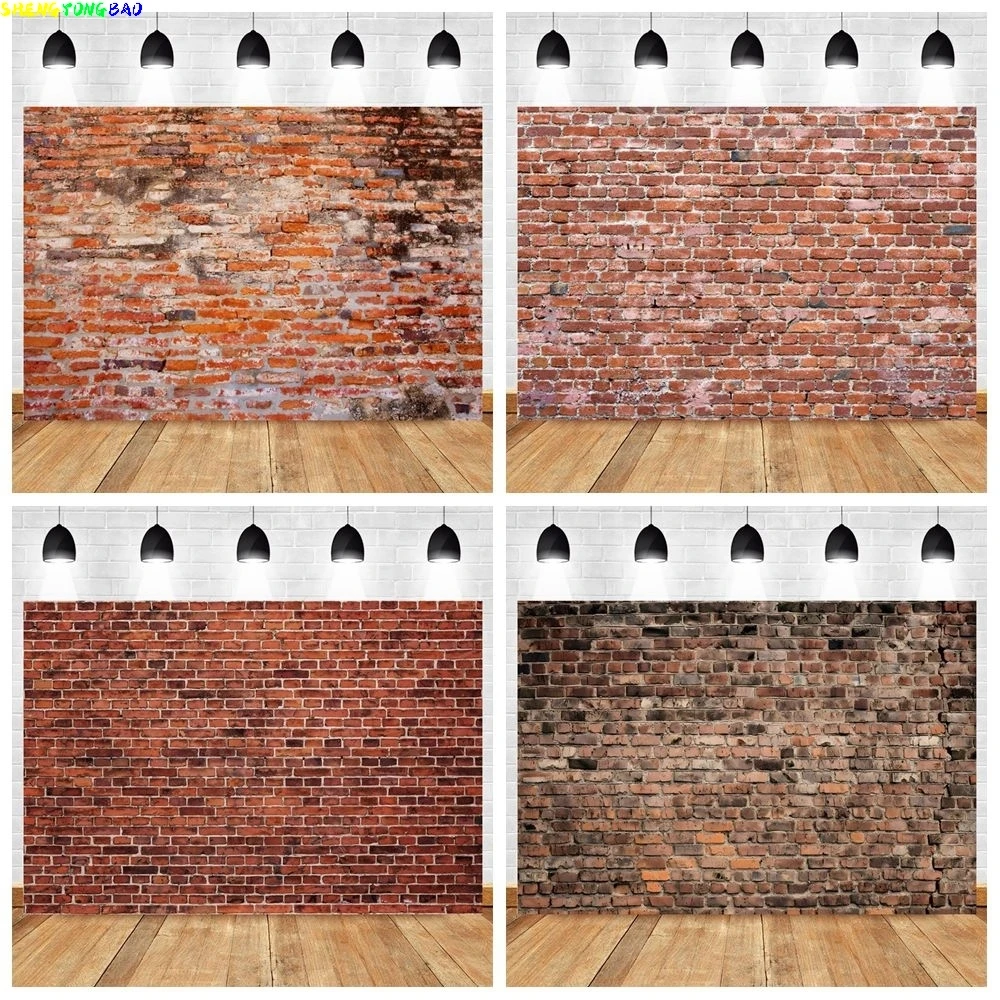 Photography Backdrop Muslin - Tuğla Duvar Fotoğraf Arka Plan Doğum