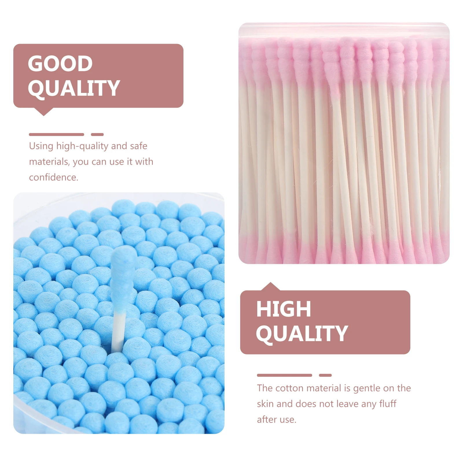 400 Uds hisopos de doble punta herramientas de maquillaje absorbentes desechables tatuaje belleza maquillaje seguro Material de hisopos de algodón