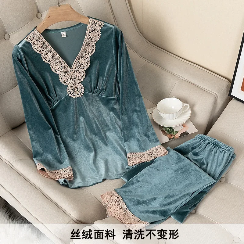 

Nightgowns Women's Clothing Homewear Autumn Winter Thin Lace Elegant Comfortable Casual Simple Stylish Versatile Loose Wearable