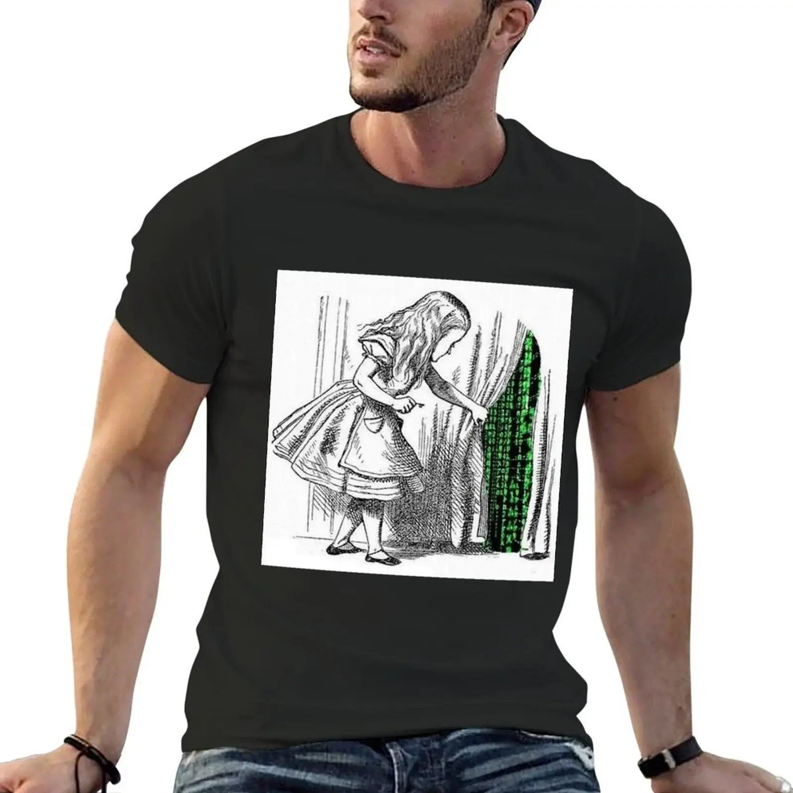 

Alice in matrix T-Shirt aesthetic clothes customs design your own Men's t shirts