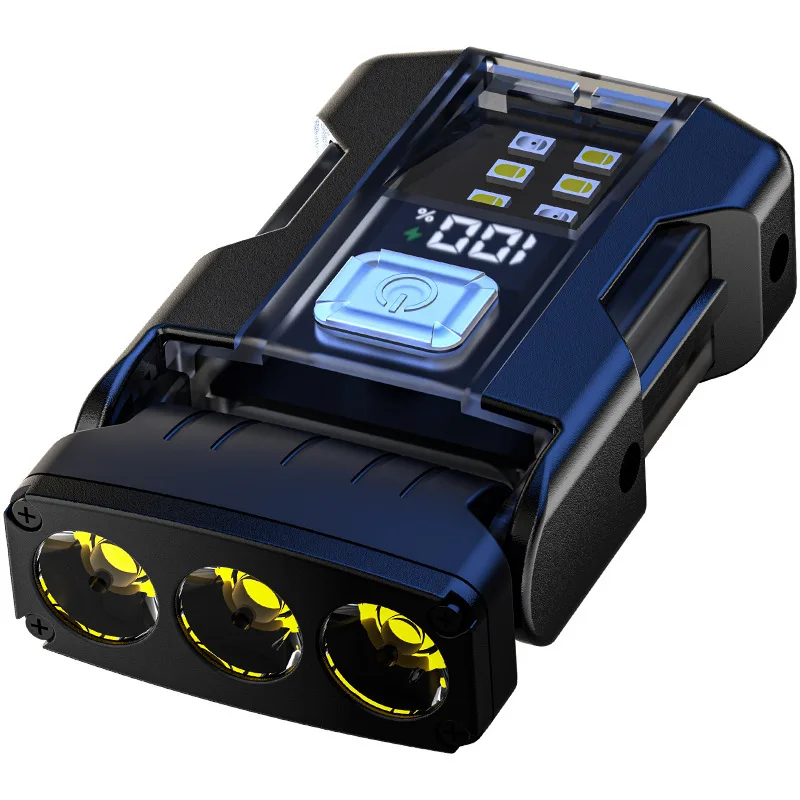 

F2 Mini USB Rechargeable LED Flashlight Portable Super Bright Torch with Tail Magnet Side COB Emergency Light Camping Lantern