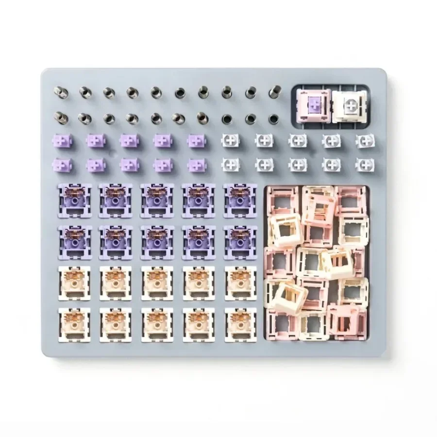 

Switch Lube Station Removal Lubrication Plats Set Axis Shaft Parts Holder Keyboard DIY Accessories Box Customized Tool Tester