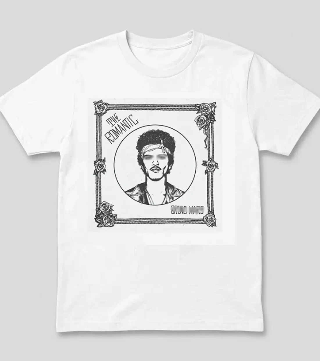 Singer Bruno Mars - Graphic Women Men's T-Shirt Unisex O-Neck Cotton Short Sleeve Y2k Oversized Popular Fashion Vintage Tee