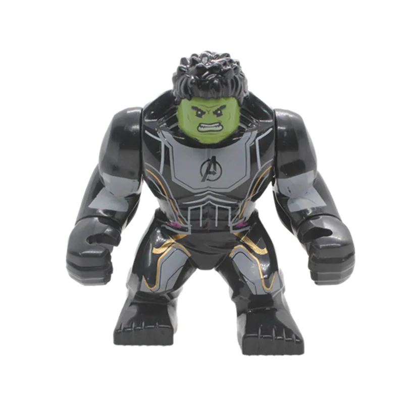 Marvel superhero anime character building blocks, Hulk Spider Man Venom Building blocks, action doll building block toys