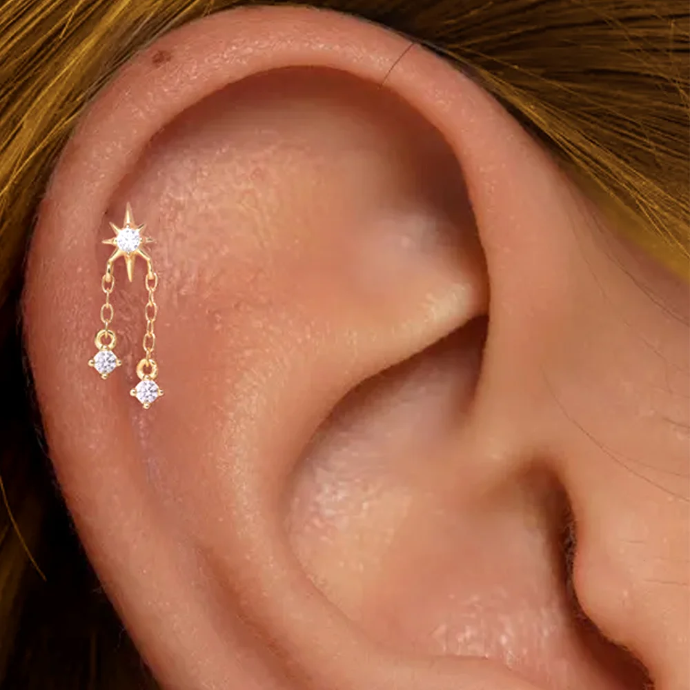 AIDE Cadena de Plata de Ley 92 - Star Flat Back reseña y precio