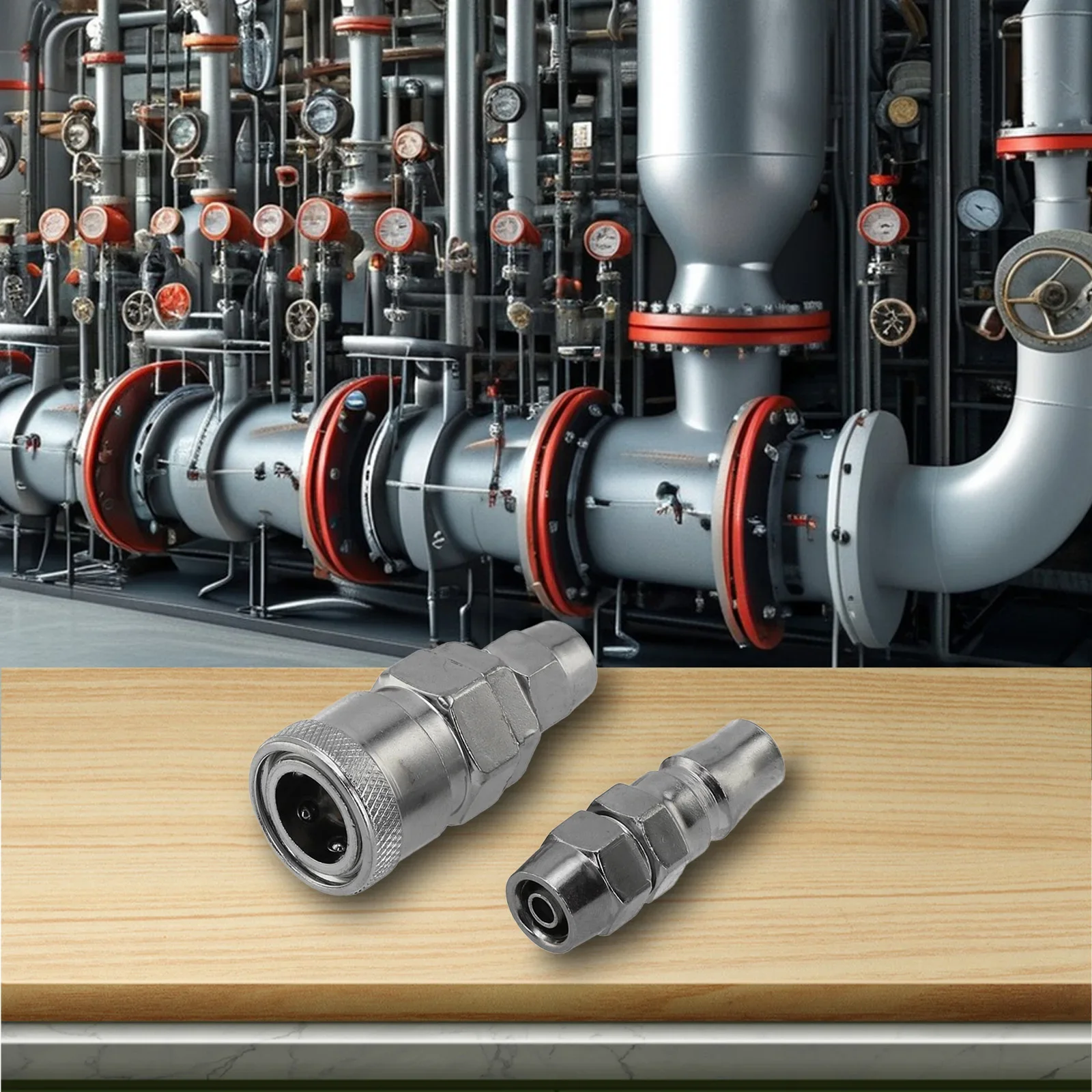 AAAAAQuickReleaseAirLine Hose Fittings Coupler Connector 8mm Compressor SH20 PH20 Spring Loaded Couplings Air Compressor Parts