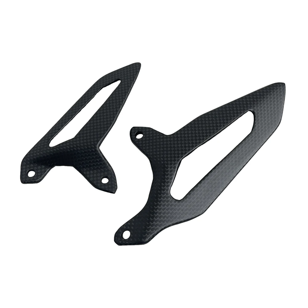 For Ducati Panigale V2/899/959/1199/1299 2014-2025 100% Carbon Fiber Motorcycle Accessories Heel Plates Guards Footrests