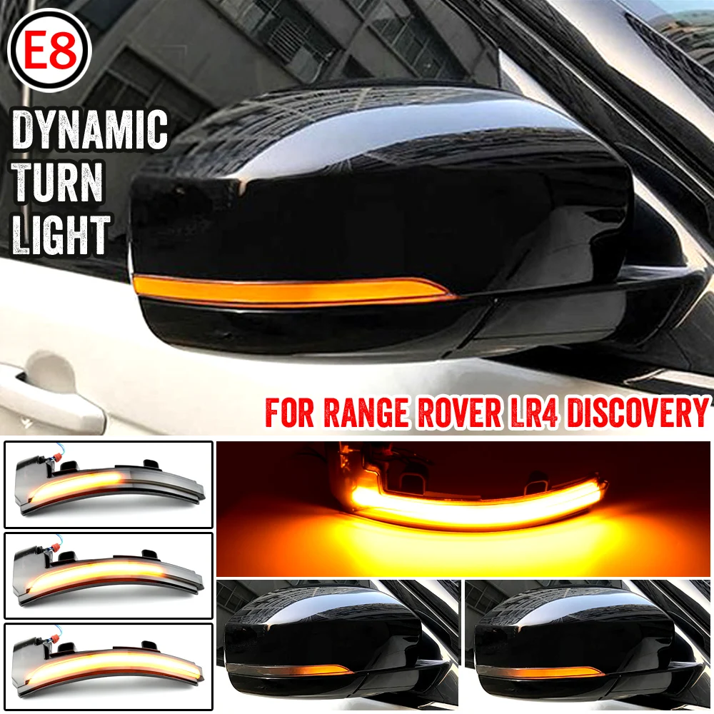 

Dynamic Turn Signal LED Rear View Mirror Light For Land Rover Discovery 4 LR4 L462 Range Rover Sport L494 Evoque MK IV L405