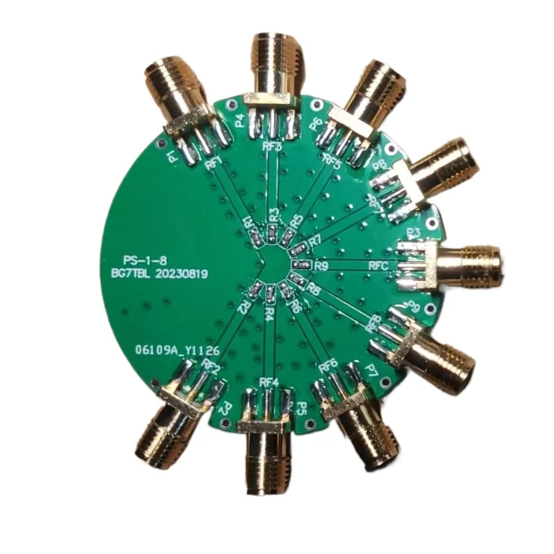 PS-1-8 8-Way Resistive Power Divider 1 to 8 resistors