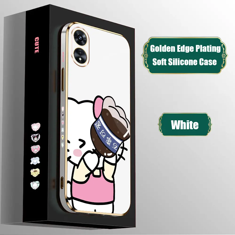 Cola Hello Kitty My Melody Case For OPPO A98 A94 A93 A92S A92 A91 A83 A78 A76 A74 A73 A72 A71 A59 A58 A57 A55 A54 A53 A39 Cover