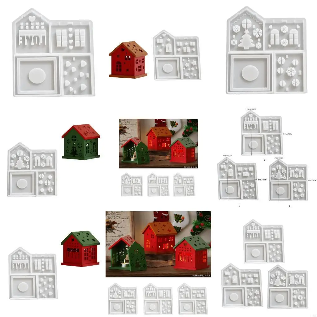 

R3MC Home Decors Силиконовые формы в форме дома