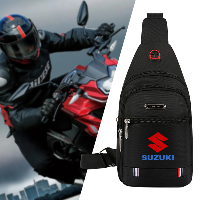  Motorcycle Small Backpack One-shoulder Messenger Bag Chest Bag For Suzuki Vstrom 650 1000 dl GSXS GSR 750 1000 600 400 HAYABUSA 