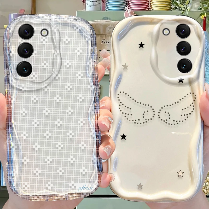 Scattered Pentagram Phone Case for Samsung Galaxy A50 A50S A37 A36 A35 A34 A32 A26 A25 A24 4G A23 A21S A20S A17 A16 A12 5G Cover