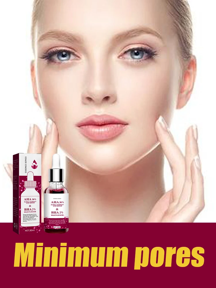 

Salicylic Fruit Acid Face Serum Shrink Pores Remove Blackheads Essence Whitening Moisturizing Smooth Skin Care Products