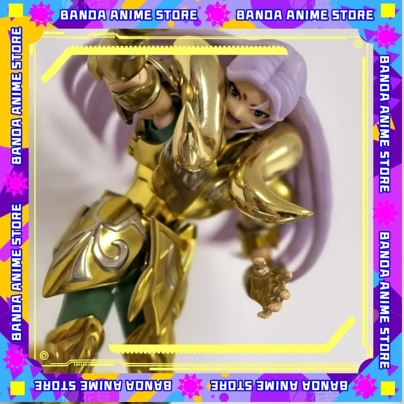 

In Stock MC Model Saint Seiya Myth Cloth EX Aries Mu Metal Corner with Shion Head Gold Knights of The Zodiac Anime Action Figure