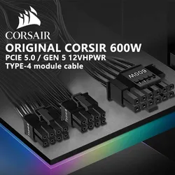 Cavo di alimentazione modulare originale Corsair TYPE-4 12VHPWR da 8pin a PCIE 5.0 GEN 5 12 + 4pin 16pin ATX3.0 per scheda Video GPU RTX40