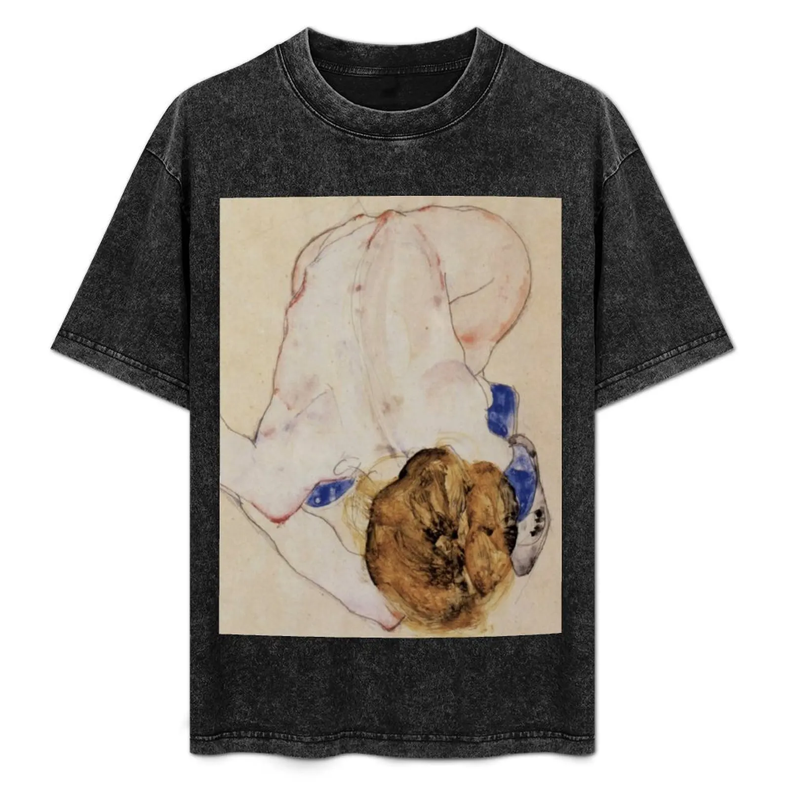 

Egon Schiele Portrait of a woman, 1910 T-Shirt Casual Daily Outfit T-Shirt