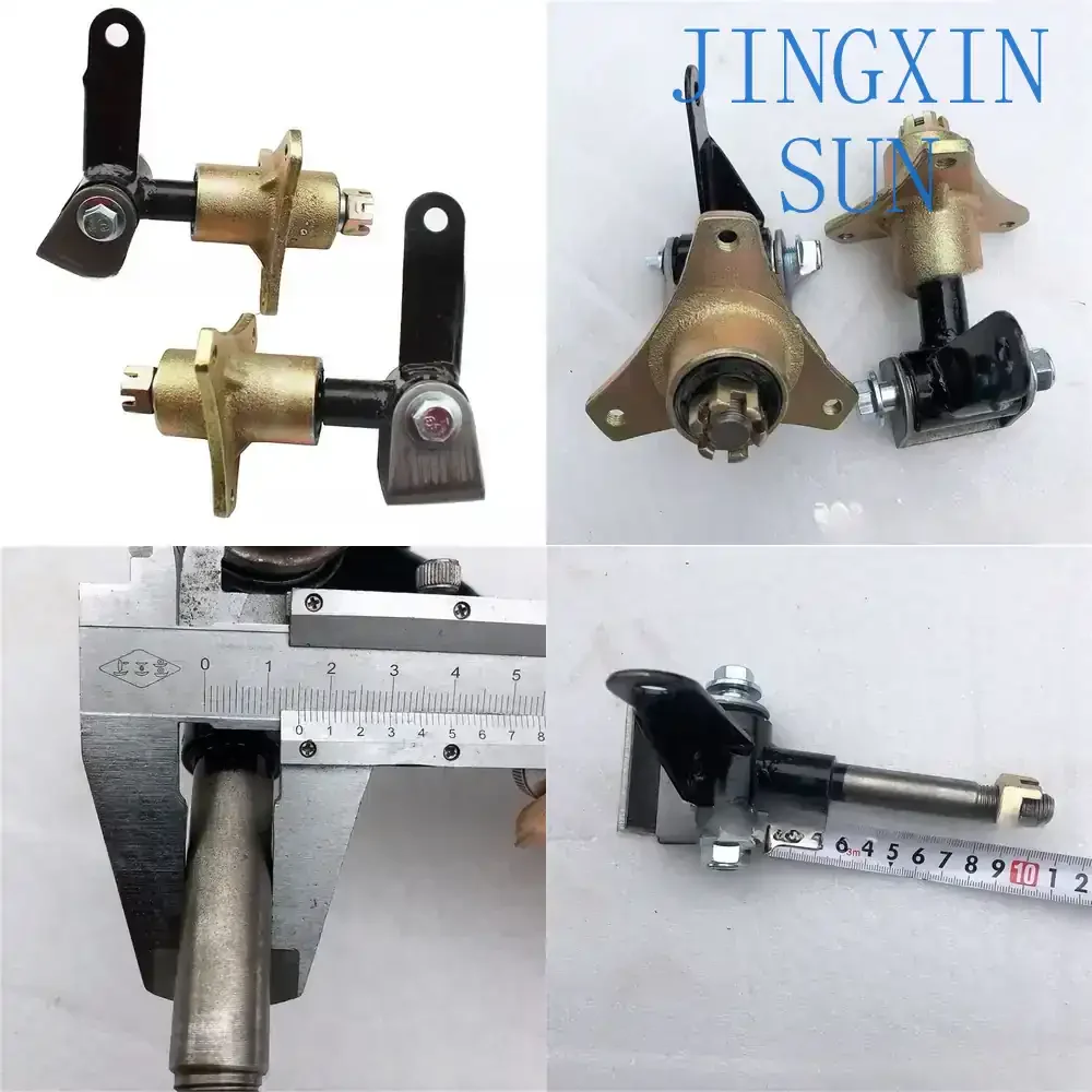 DIY Four-Wheel Box Kart Motorcycle Modification Accessories for Croissant Flange Lug Bearing Three-Hole Wheel Hub for