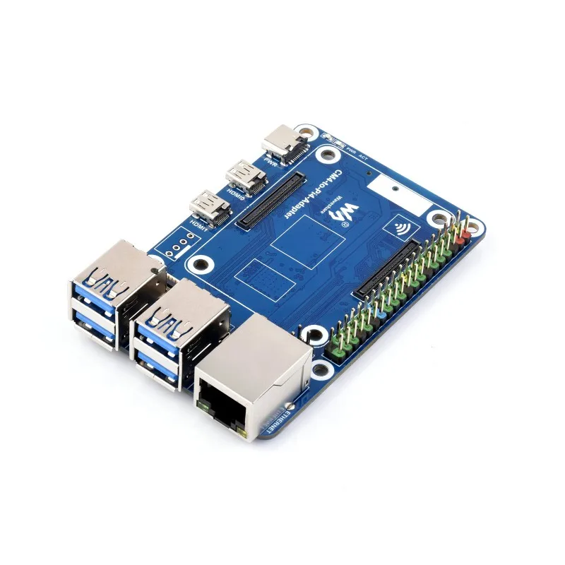 

Waveshare CM4 To Pi 4B Adapter for Raspberry Pi, Alternative Solution for Raspberry Pi 4B, CM4 optional