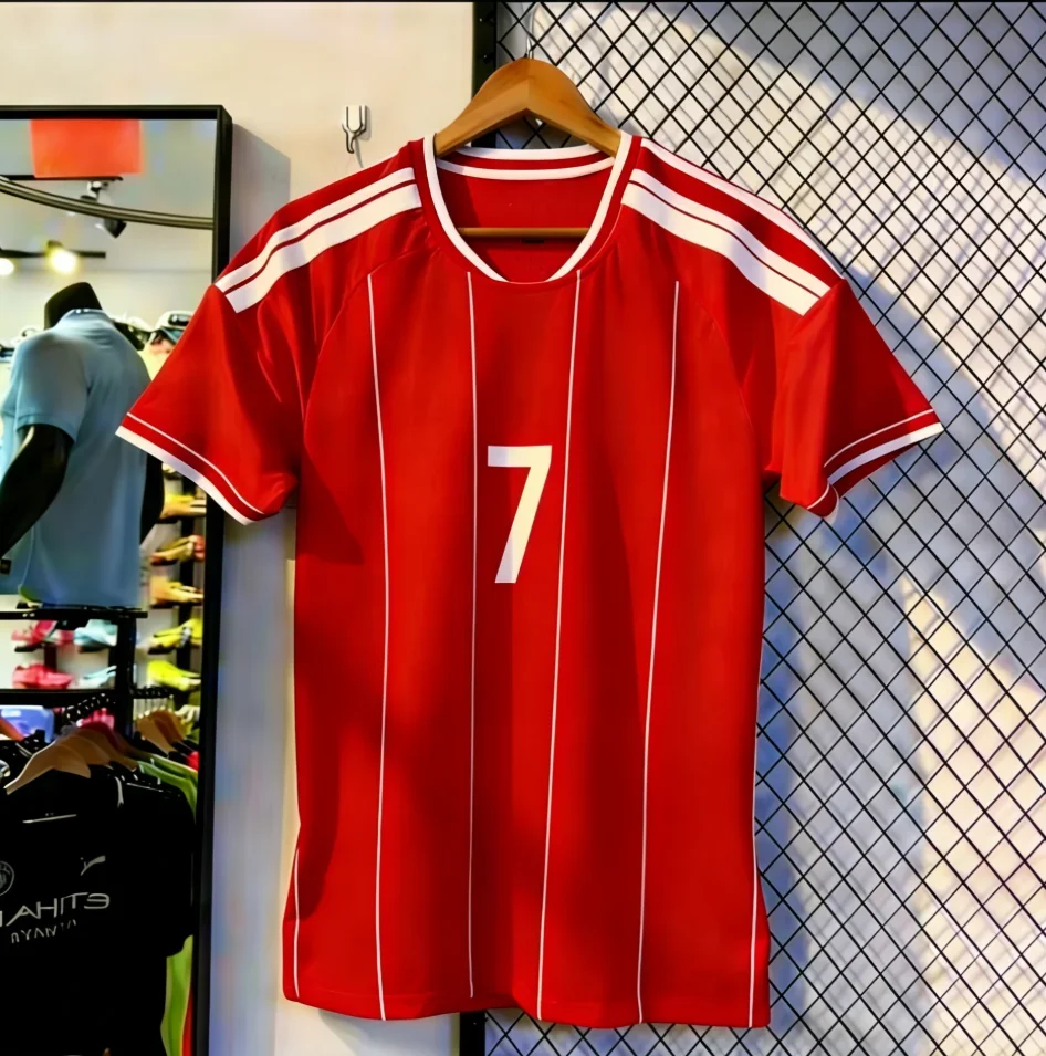 26 New Breathable Lightweight Short-Sleeved Shirts for Men Sports T-Shirts Football Basketball Badminton Competition Short Slee