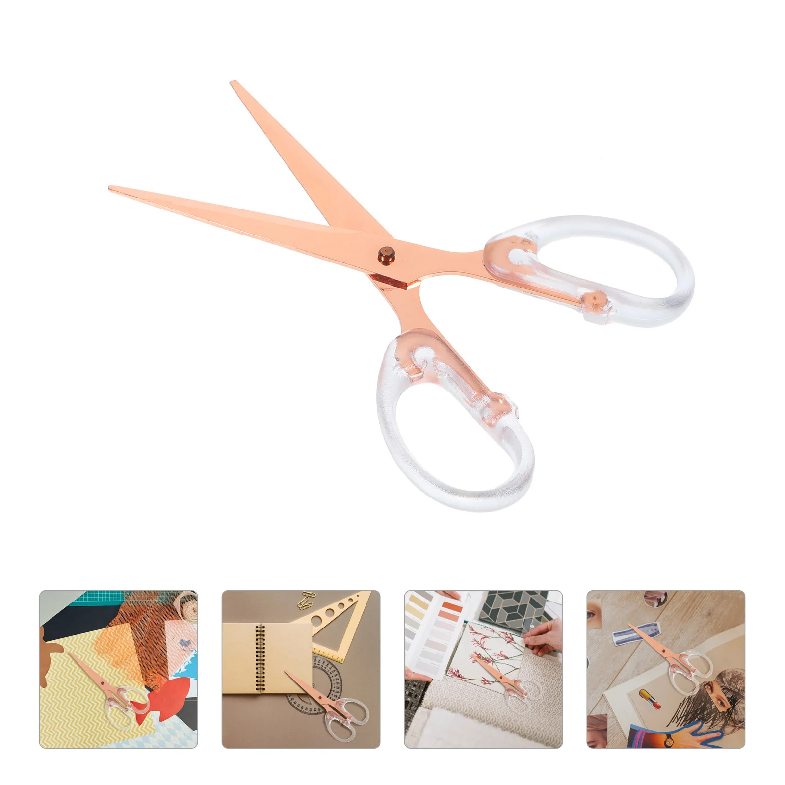 Portable Paper Scissors for School Office Crafting High Precision Detail Cutting Ideal for Greeting Cards Memory Books Birthday