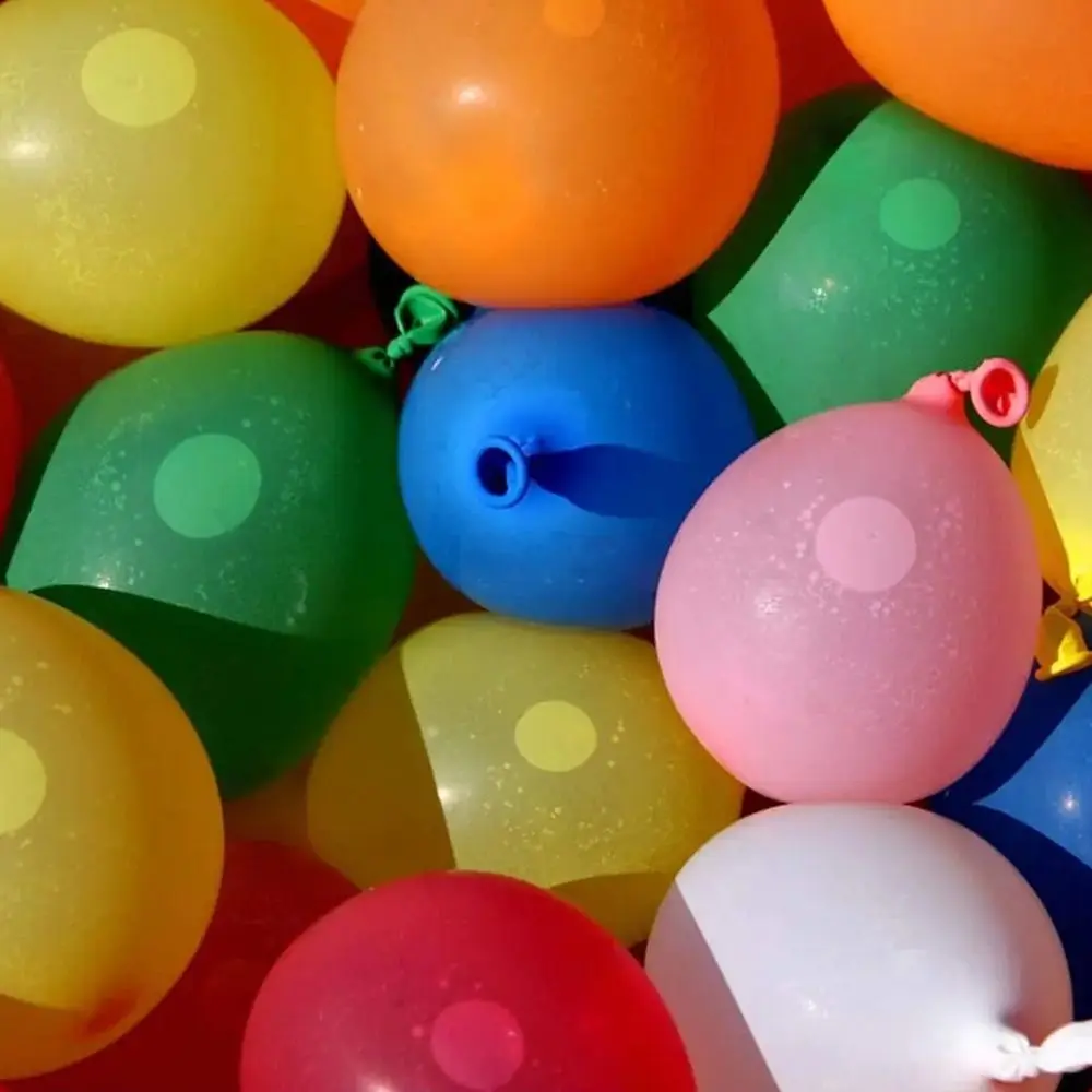 Bomba de balão de água de plástico balões de brinquedo ao ar livre nó automático areia piscina brinquedos de água portátil diversão ao ar livre