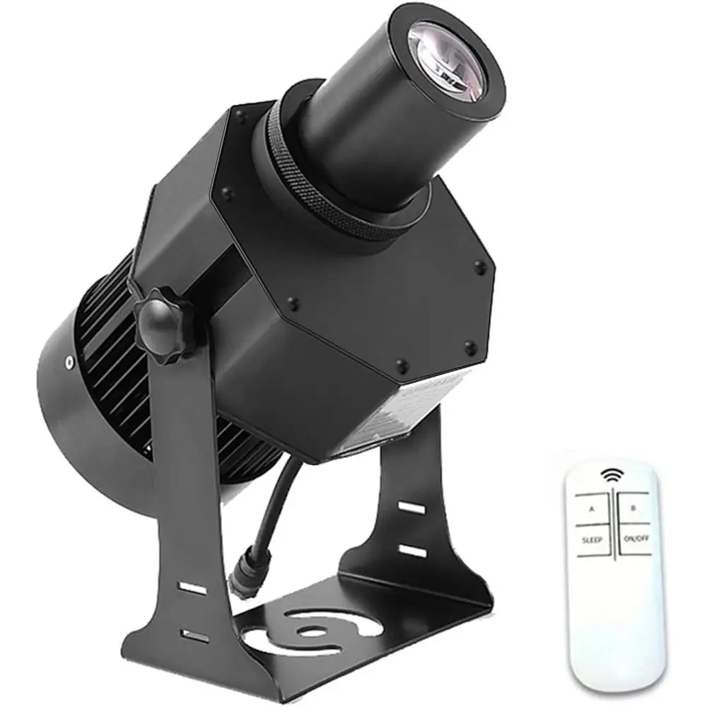 

100W LED Logo GOBO Projector Ip67 Waterproo DJ Eect Light Including ree Custom Glass GOBO to Project Image or Hotel Company Stor